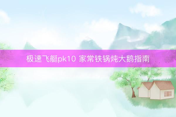 极速飞艇pk10 家常铁锅炖大鹅指南